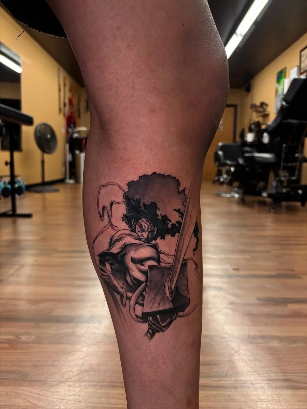 Afro Samurai tattoo by Cam