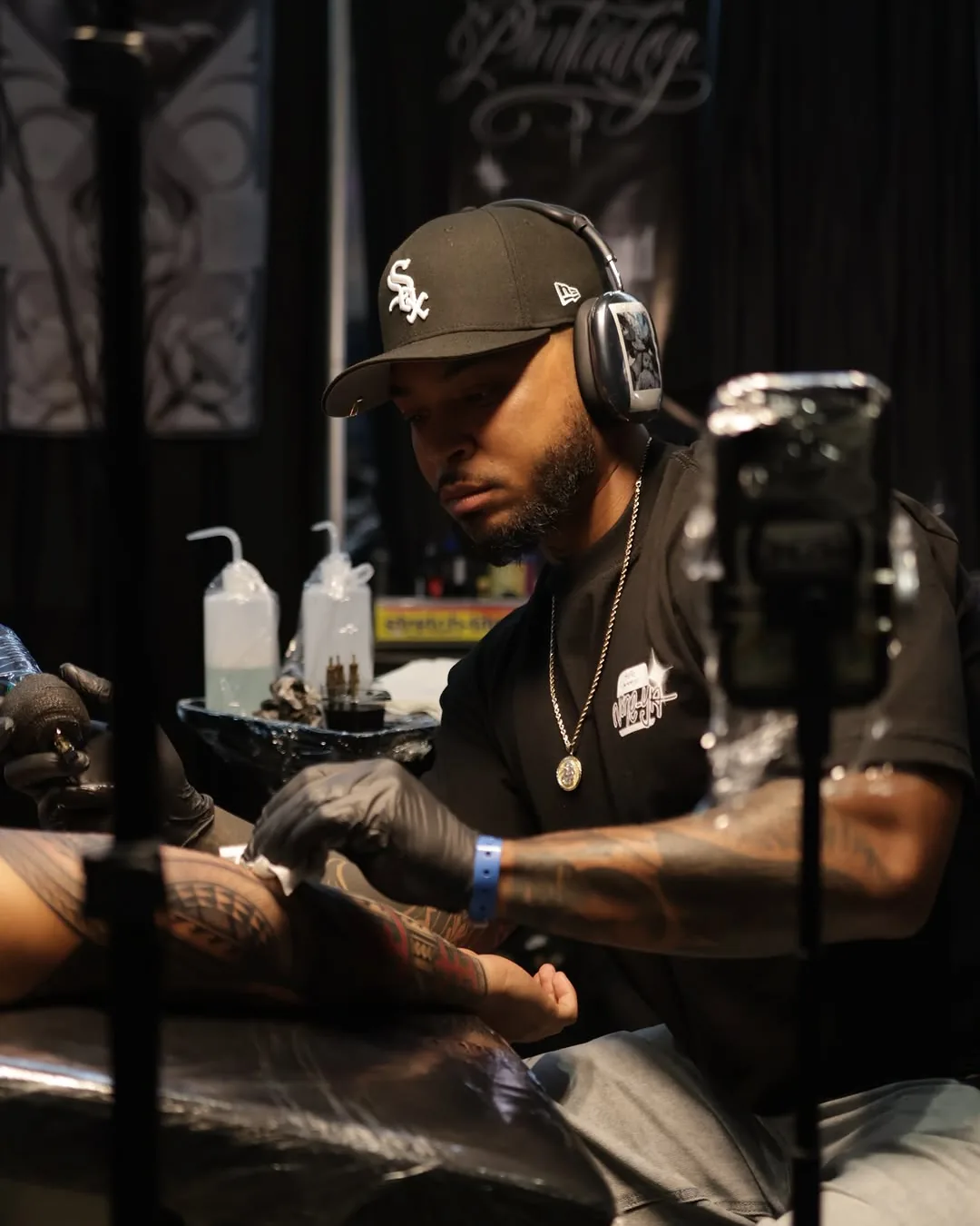 Don Xavier tattooing