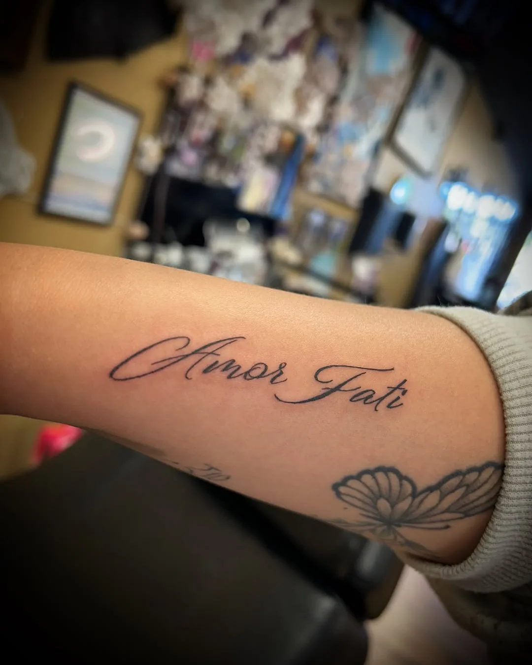 Script arm tattoo by To'a