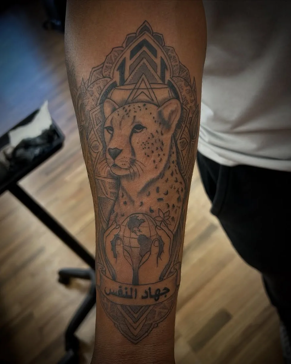 Leg piece tattoo by To'a